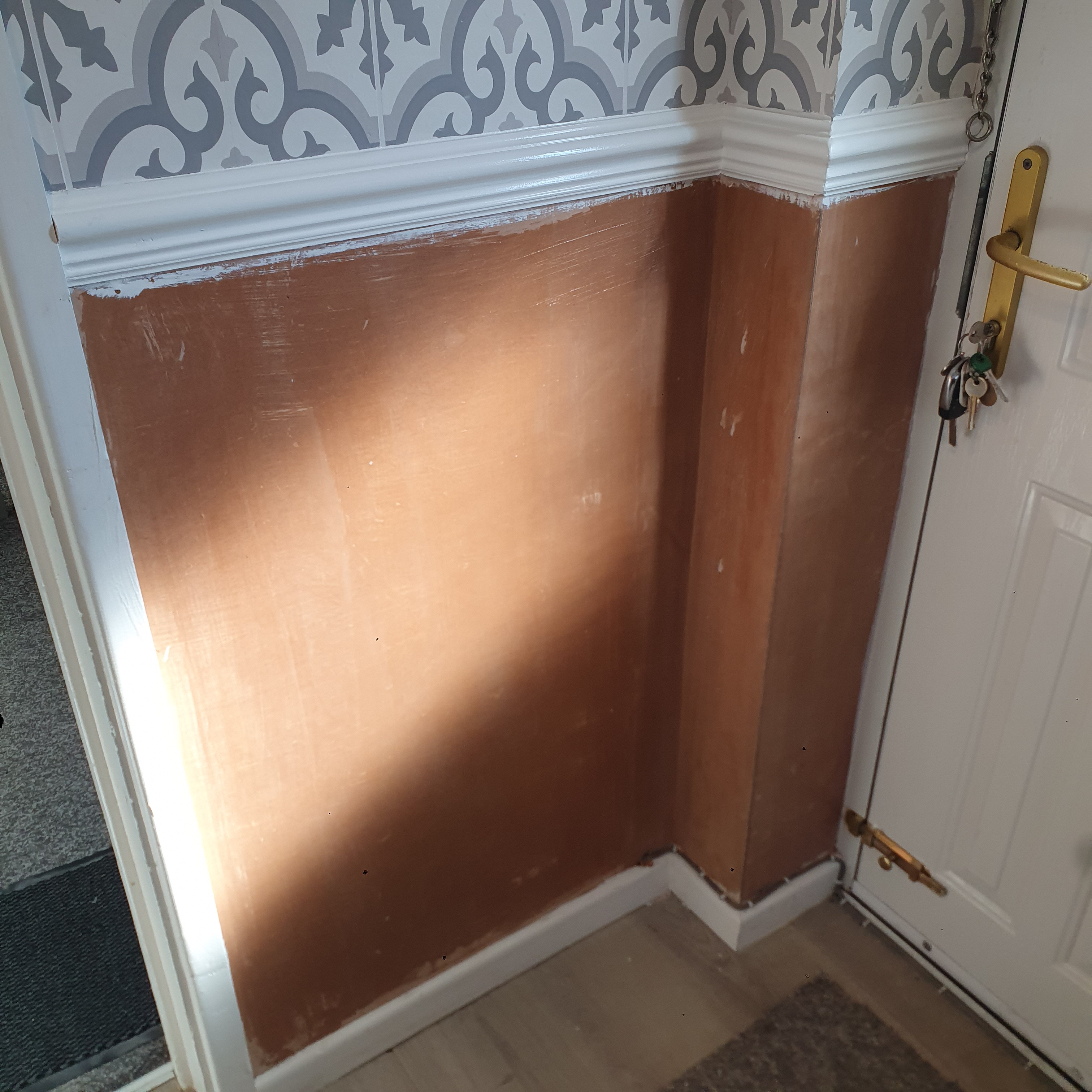 Domestic wall and ceiling painting project